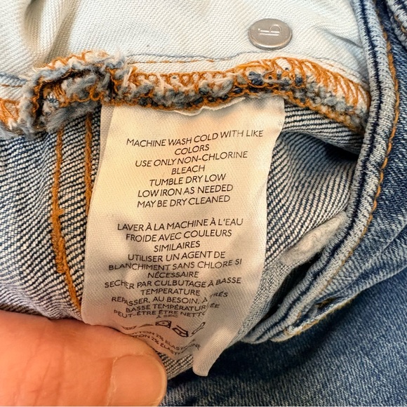 Anthropologie - Pilcro The Scotty Cuffed High-Rise Straight-Leg Jeans 31 - Picture 3 of 11